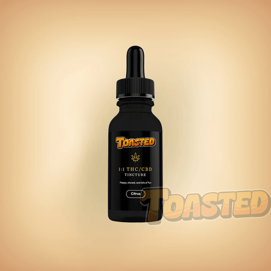 1:1 THC & CBD Tincture (900mg) - Toasted